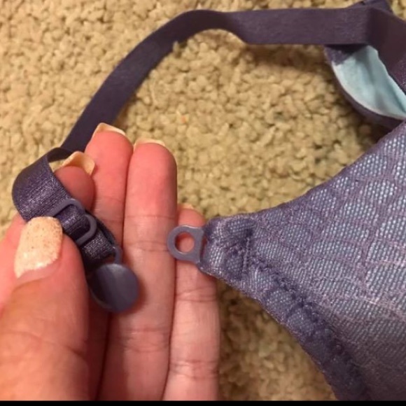 Purple patterned bra - Picture 2 of 2